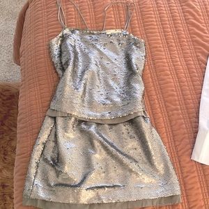 Sequenced dress so fun and cute.